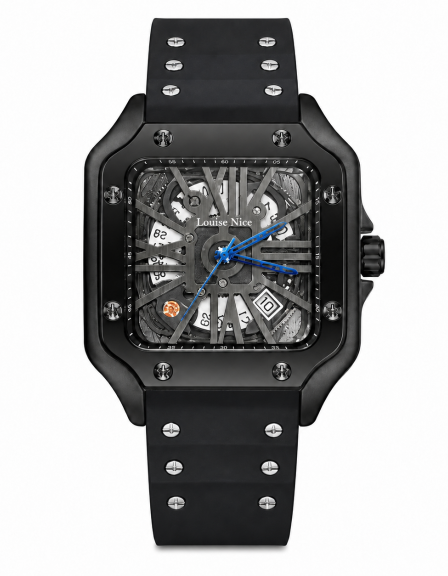 Louis Nice Luxury Black Watch