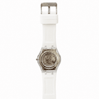 Louis Nice White Rubber Watch
