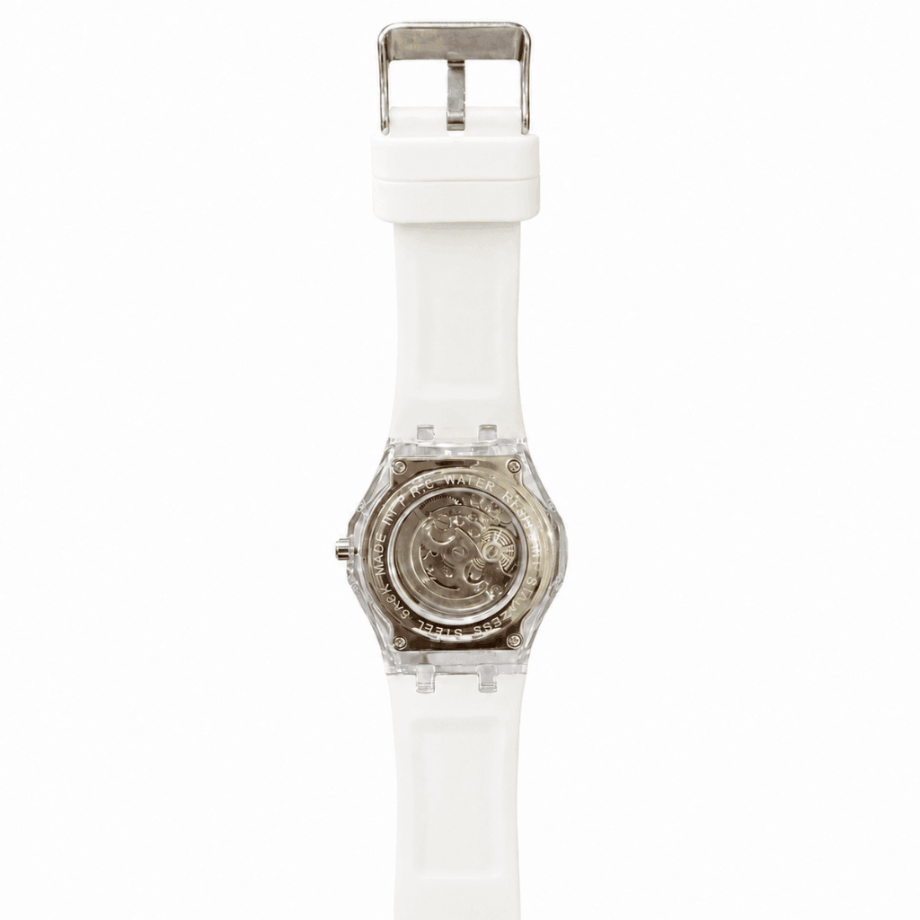 Louis Nice White Rubber Watch